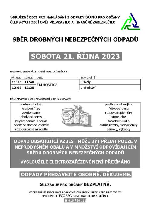 drobný nebezpečný odpad